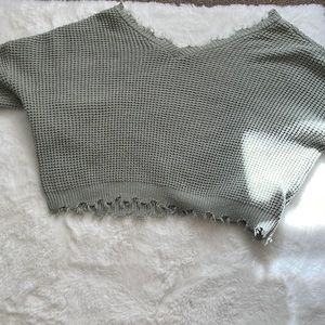 Moon&Madison Sage Green Sweater